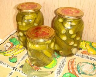 Маринованные корнишоны на зиму