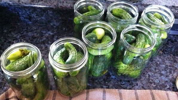 маринованные огурцы хрустящие на зиму