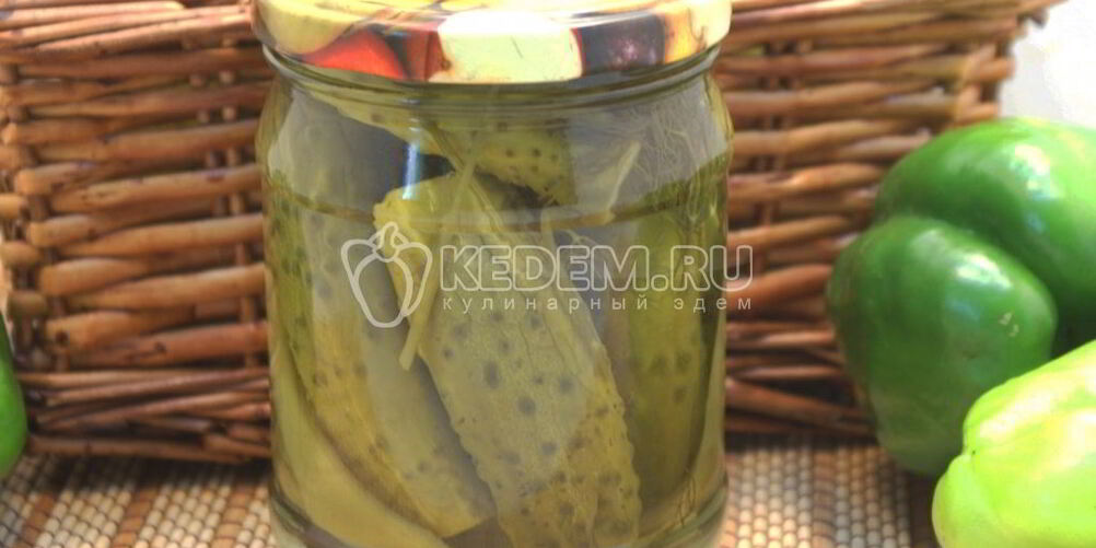 Рецепт маринованных огурцов с болгарским перцем