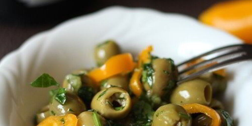 Рецепт маринованных оливок