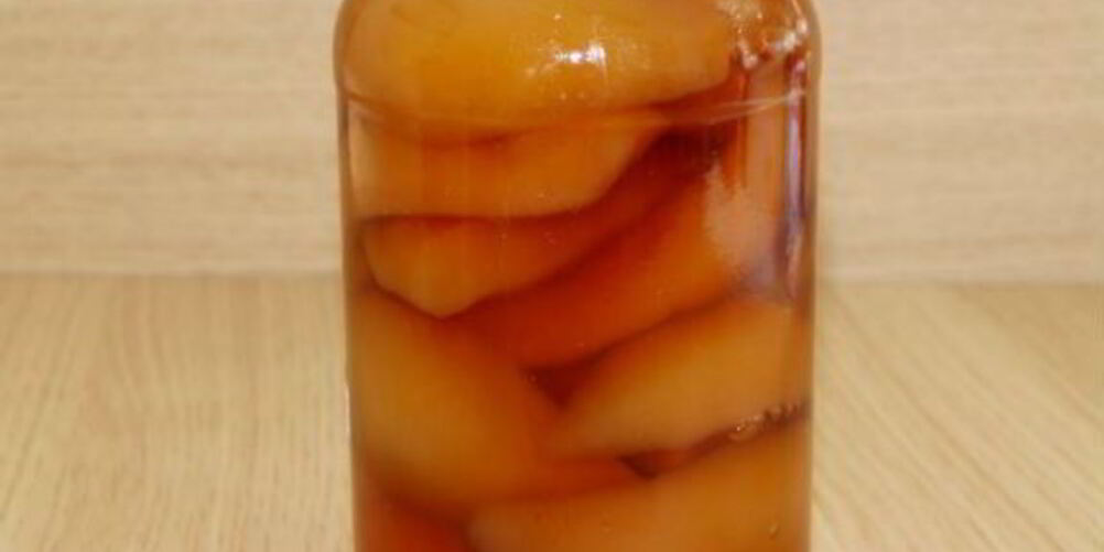 Рецепт маринованных персиков