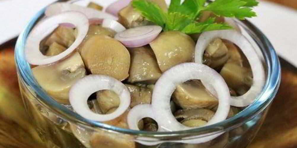 Рецепт маринованных пряных шампиньонов
