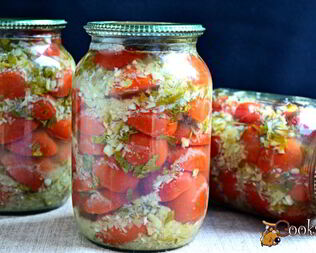 Помидоры маринованные с хреном на зиму