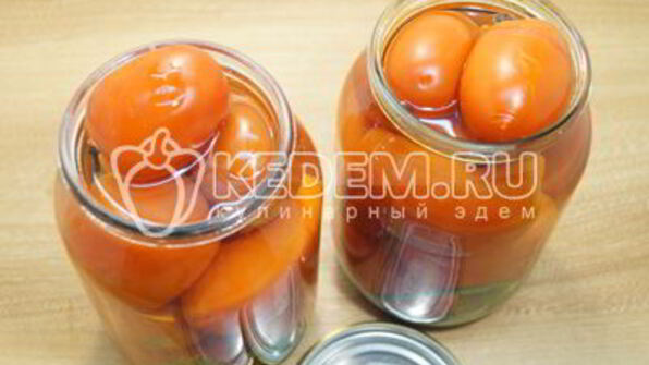 помидоры маринованные в литровых банках
