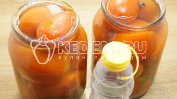 помидоры маринованные в литровых банках