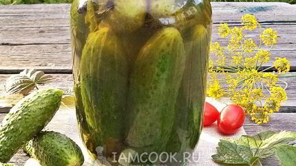 Огурцы под капроновой крышкой на зиму