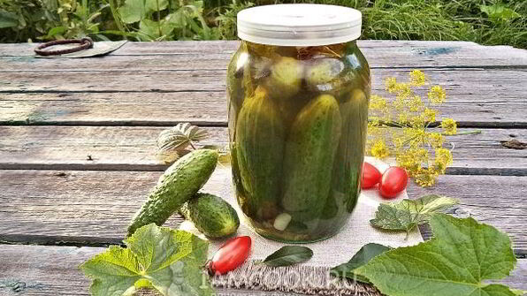 огурцы под капроновой крышкой на зиму