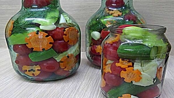 овощное ассорти на зиму