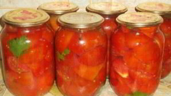 помидоры дольками на зиму