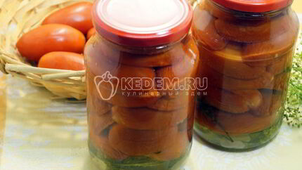 Помидоры в желе на зиму