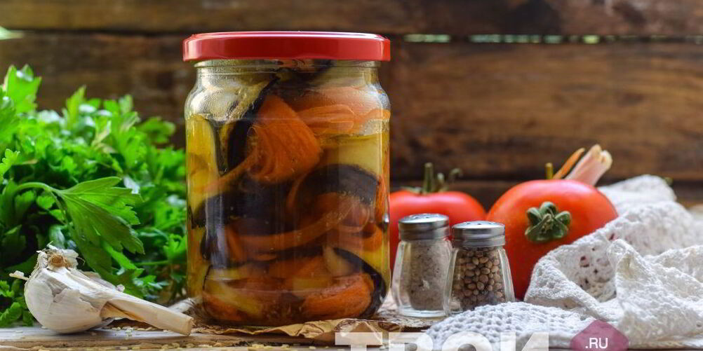 Рецепт рулетиков из баклажан на зиму