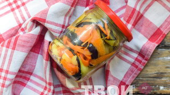 рулетики из баклажан на зиму
