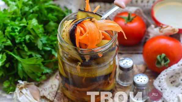 рулетики из баклажан на зиму