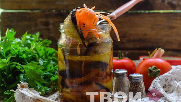 рулетики из баклажан на зиму