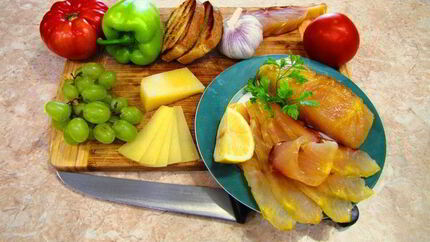 Домашняя слабосоленая осетрина