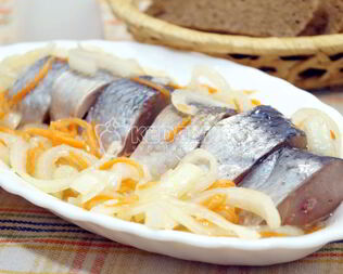 Малосольная селедка