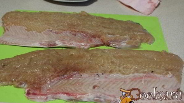 малосольный балтийский лосось