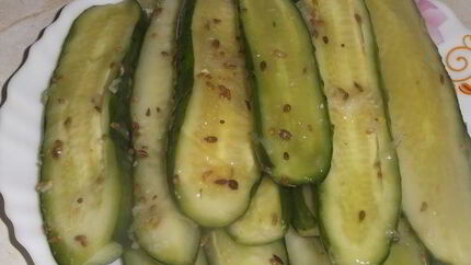 Малосольные огурчики без рассола