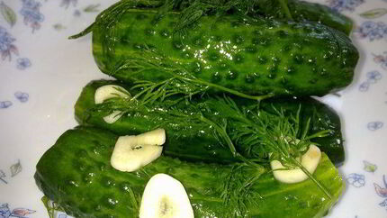 Малосольные огурцы мегахрустящие