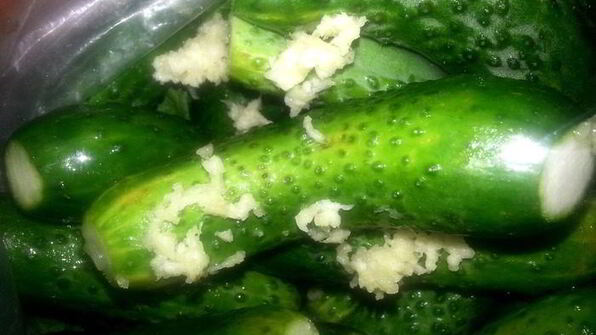 малосольные огурцы всухую