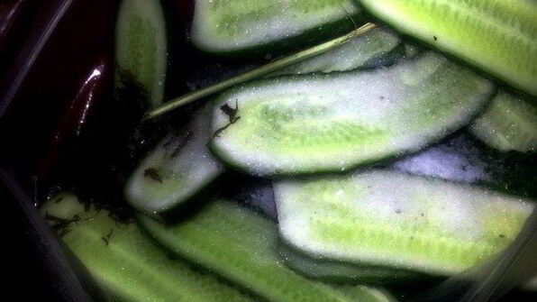 малосольные огурцы всухую