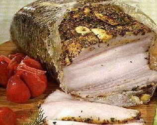 Мятное сало с приправой карри