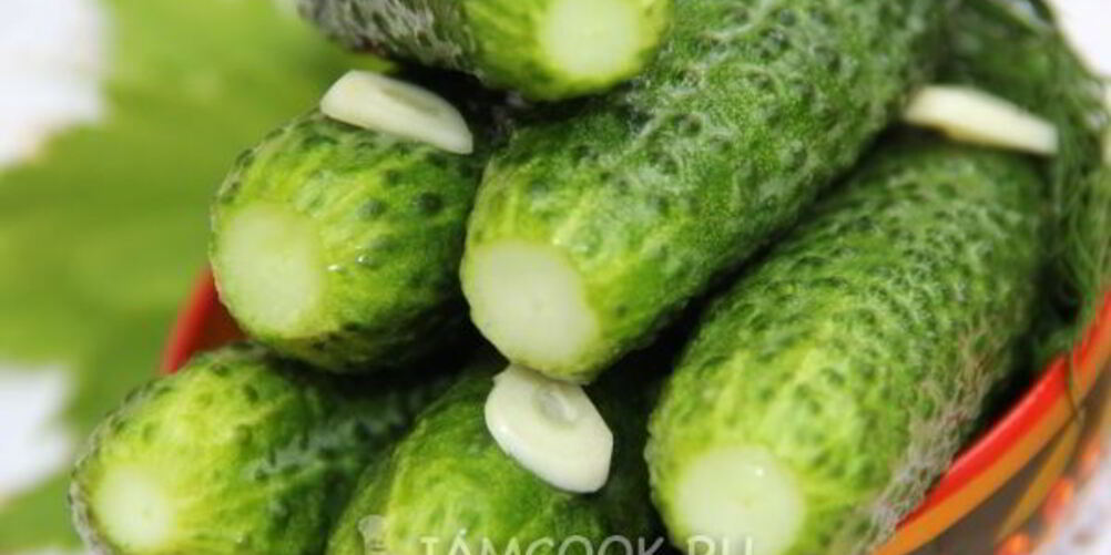 Рецепт огурцов малосольных на минеральной воде