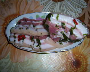 Сало по-домашнему