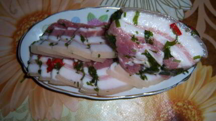 Сало по-домашнему