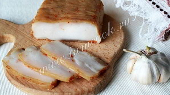 сало соленое по-домашнему