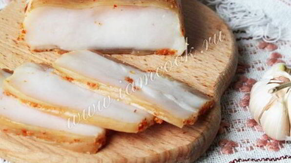 сало соленое по-домашнему