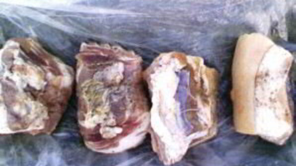 сало в коптильне