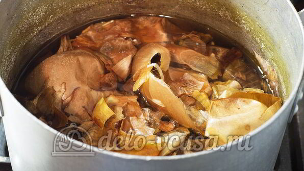 сало в луковой шелухе