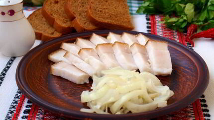 Сало в рассоле