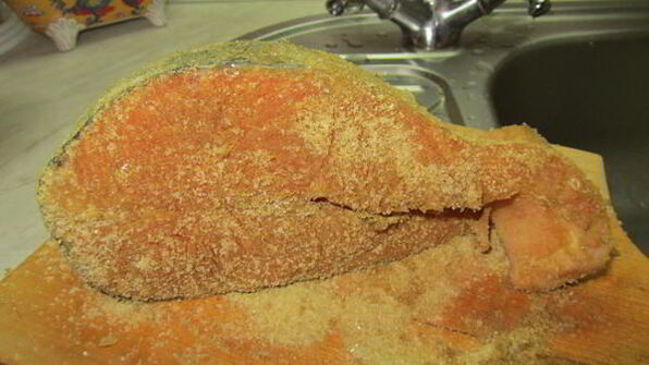 слабосоленая форель