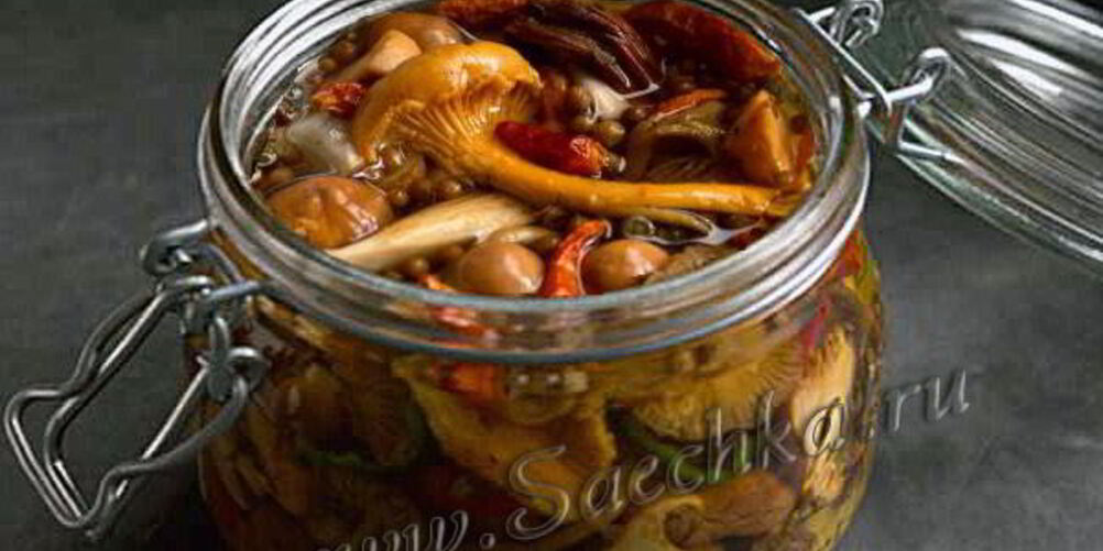 Рецепт соленых грибов с хреном
