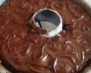 Кольцо с вареньем и шоколадом