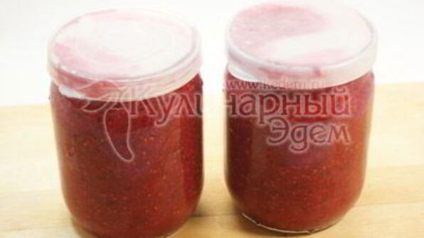 малиновое варенье без варки