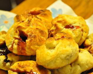 Мешочки с вареньем