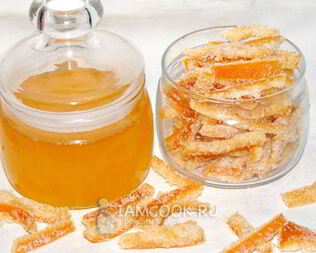 Цукаты из апельсиновых корок
