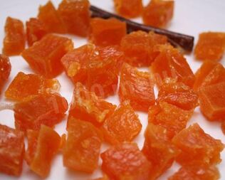 Тыквенные цукаты с сахаром