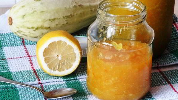 варенье из кабачков с лимоном и апельсином