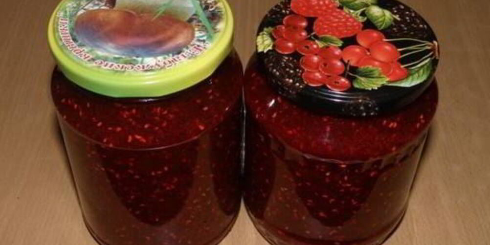 Рецепт варенья из малины без варки