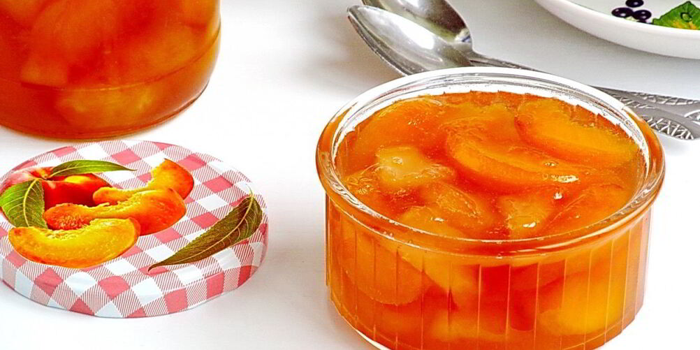 Рецепт варенья из персиков и консервированных ананасов