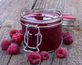 Желейное варенье из малины
