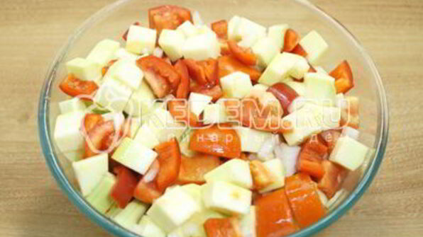 заморозка кабачков с овощами на зиму