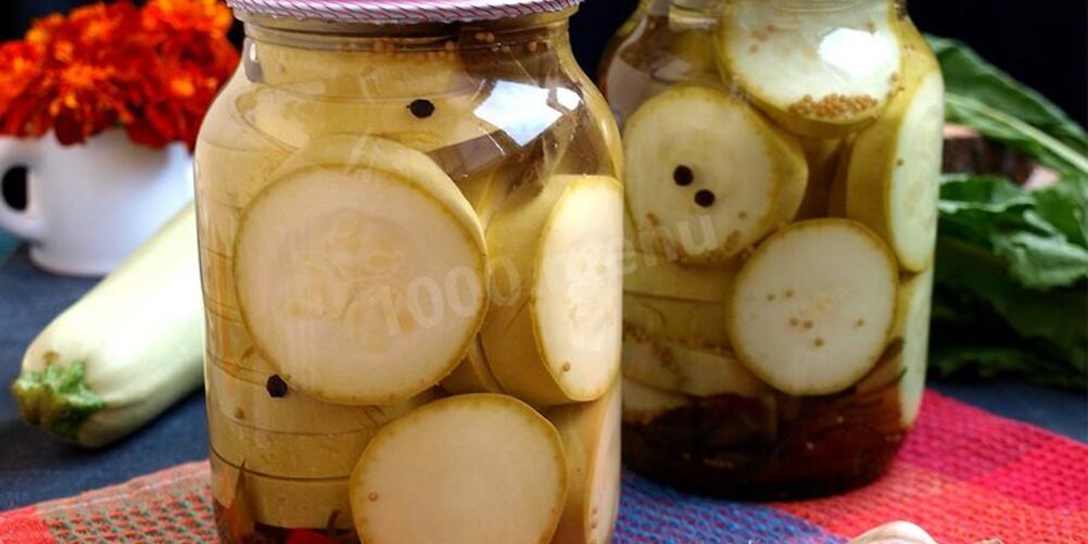 Рецепт засолки кабачков на зиму в банках