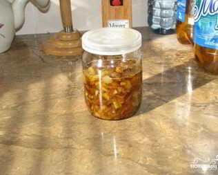 Жареный лук на зиму в банке