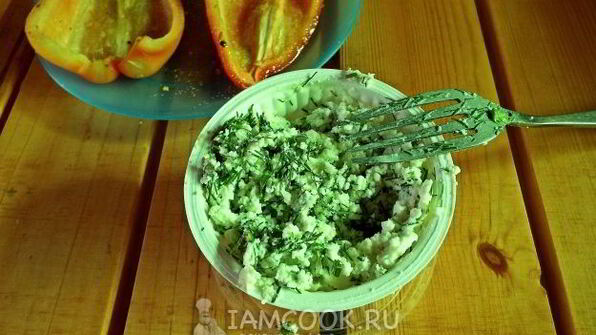 брускетта-гриль с запеченным перцем