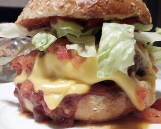 Бургер барбекю